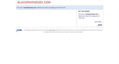 Desktop Screenshot of blackphonesex.com