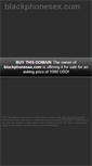 Mobile Screenshot of blackphonesex.com